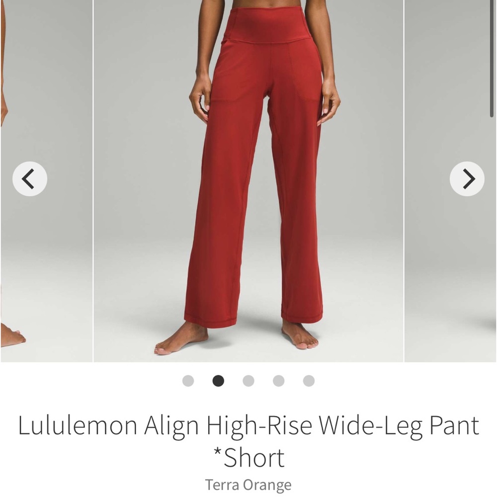 Lululemon align wide leg pants